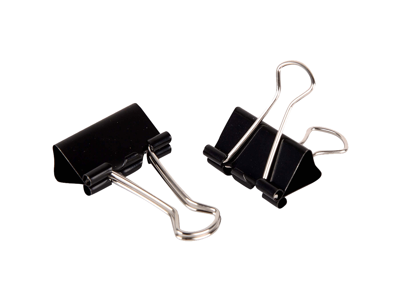 Chrome Binder Clip (Black) 25mm (12Pc Box of 8) - Penrex Chrome Stationery