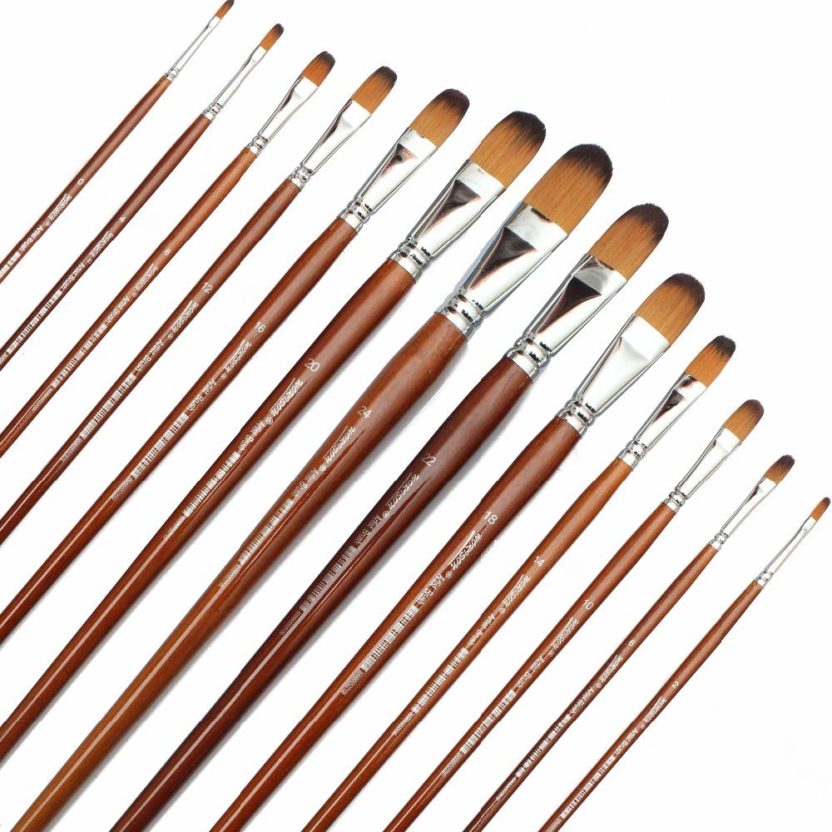 Mont Marte Acrylic Brush Set in box 7pc