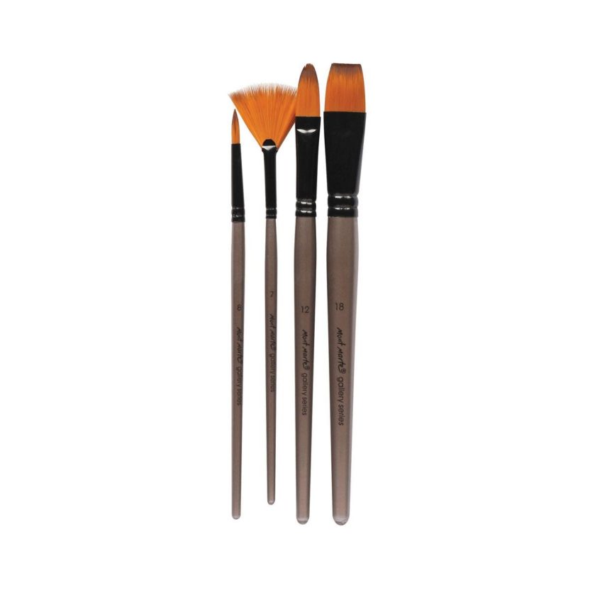 Mont Marte Acrylic Brush Set in box 7pc