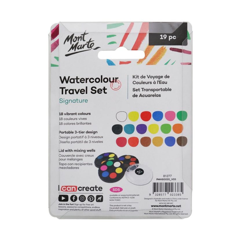 Mont Marte Acrylic Colour Paint Set Signature 8pc x 75ml 